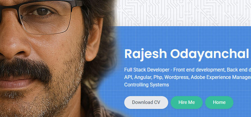 Rajesh Odayanchal - fullstack Developer